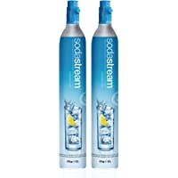 Los mejores  - sodastream - Juego de 2 Cilindros de Recarga de hasta 80 l - Material Aluminio - Color Cian